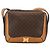 Céline Borsa a spalla in tela Macadam CELINE in pelle PVC marrone oro Auth YKZ1481 D'oro - vista 13