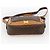 Céline Borsa a spalla in tela Macadam CELINE in pelle PVC marrone oro Auth YKZ1481 D'oro - vista 5