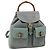 Bamboo Mochila de Bambu GUCCI Camurça Verde Ouro 003 2058 0016 Auth YKZ1452 Dourado