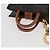 Céline CELINE Triomphe Tela Micro Vertical Cabas Charm PVC Marrone Oro Auth YKZ1019M D'oro - vista 6