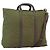PRADA Borsa a Mano Nylon 2 vie Kaki Argento Auth mr2230 Cachi