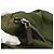 PRADA Borsa a Mano Nylon 2 vie Kaki Argento Auth mr2230 Cachi - vista 10