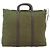 PRADA Borsa a Mano Nylon 2 vie Kaki Argento Auth mr2230 Cachi - vista 13