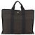 Hermès HERMES Handtasche Her Line MM aus Canvas Grau Auth YKZ1100 Braun - Ansicht 2