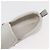 Salvatore Ferragamo Gancini Slipon Pelle 5 1/2 D Argento Auth 174632A - vista 14