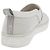Salvatore Ferragamo Gancini Slipon Pelle 5 1/2 D Argento Auth 174632A - vista 21