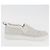Salvatore Ferragamo Gancini Slipon Pelle 5 1/2 D Argento Auth 174632A - vista 22