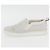 Salvatore Ferragamo Gancini Slipon Pelle 5 1/2 D Argento Auth 174632A - vista 23