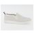 Salvatore Ferragamo Gancini Slipon Pelle 5 1/2 D Argento Auth 174632A - vista 4