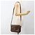Céline Borsa a Spalla in Tela Macadam CELINE in Pelle PVC Marrone Oro Auth INZ100 D'oro - vista 24