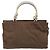 PRADA Borsa a mano con catena in nylon marrone oro Auth YKZ136 D'oro - vista 2