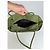 Tote Vintage Prada Dreiecks-Polyester-Tasche grün - Ansicht 9
