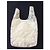 Bolsa shopper assinada Balenciaga em renda marfim/creme. - vista 8