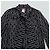 Max Mara Silk Blouse Navy Blue Chain Pattern - view 5