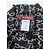 Max Mara Silk Blouse Navy Blue Chain Pattern - view 7