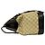 Bolso tote de cuero con estampado de cocodrilo GG Canvas de Gucci Castaño Beige - vista 5