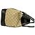 Bolso tote de cuero con estampado de cocodrilo GG Canvas de Gucci Castaño Beige - vista 6