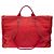 Borsa CHANEL Deauville in Tweed Rosso - 103429 - vista 3