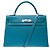 Hermès Borsa HERMES Kelly 32 in Pelle Blu - 103442 - vista 3
