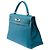 Hermès Borsa HERMES Kelly 32 in Pelle Blu - 103442 - vista 5