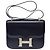 Hermès HERMES Constance Tasche aus marineblauem Leder - 103443
