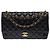 Bolsa CHANEL Timeless/Classique em Couro Preto - 103437 - vista 3