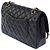 Bolsa CHANEL Timeless/Classique em Couro Preto - 103437 - vista 6