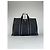 Vintage Hermès Canvas Tote Bag Schwarz Grau - Ansicht 12