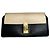 Chloé Vintage Chloe Snake Emblossed Leather Wallet Black Beige