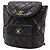 Chanel Matelassé Lammfell Rucksack Schwarz - Ansicht 4