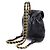 Chanel Matelassé Lammfell Rucksack Schwarz - Ansicht 5