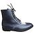 Autre Marque Botines Handmacher de cuero azul marino