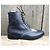 Autre Marque Botines Handmacher de cuero azul marino - vista 3