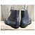 Autre Marque Botines Handmacher de cuero azul marino - vista 8