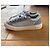 Christian Dior Baskets Dior B33 Tennis Suede & Canvas - Taille 41, Gris/Blanc - vue 2