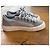 Christian Dior Baskets Dior B33 Tennis Suede & Canvas - Taille 41, Gris/Blanc - vue 3