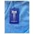 Autre Marque Blauer Wollpullover mit V-Ausschnitt  - Ansicht 6
