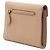 Billetera tríptico con letras Saffiano de Prada Beige - vista 2
