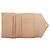 Billetera tríptico con letras Saffiano de Prada Beige - vista 5