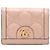 Billetera bifold acolchada con logo GG de Gucci Rosa
