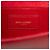 Clutch Cassandre Monogram Grain de Poudre Rosso Saint Laurent - vista 5