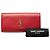Clutch Cassandre Monogram Grain de Poudre Rosso Saint Laurent - vista 8