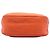 Prada Hobo Arancione Vitello Daino con Zip - vista 3
