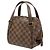 Louis Vuitton Belem PM in Damier Ebene Marrone - vista 2