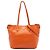 Borsa tote aperta convertibile Saffiano arancione Prada