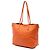 Borsa tote aperta convertibile Saffiano arancione Prada - vista 2