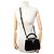 NEUE LOUIS VUITTON CAPUCINES MINI LEDER & MINK SCHULTERTASCHE Schwarz - Ansicht 9