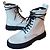 Autre Marque White Leatherette Boots Men Size 40
