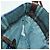 Borsa a spalla Burberry Nova Check Blue Label in lana blu navy Auth INZ074A - vista 20