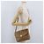 16 Céline CELINE Macadam Canvas Schultertasche PVC Beige Gold Auth AMZ561 Golden - Ansicht 26